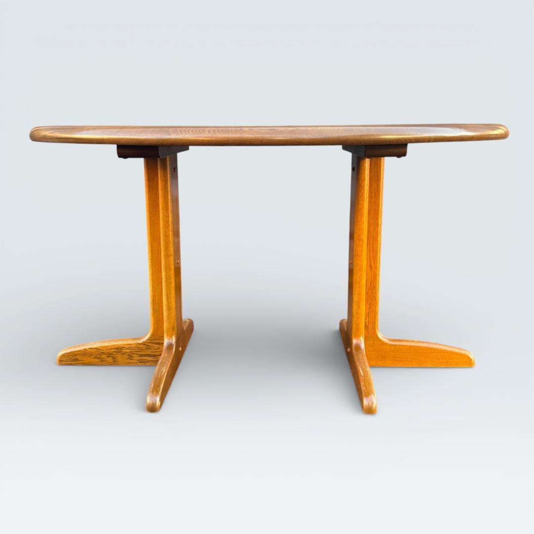 【最高級】浜本工芸 ダイニングテーブル 半円 135cm オーク材 皇室御用達