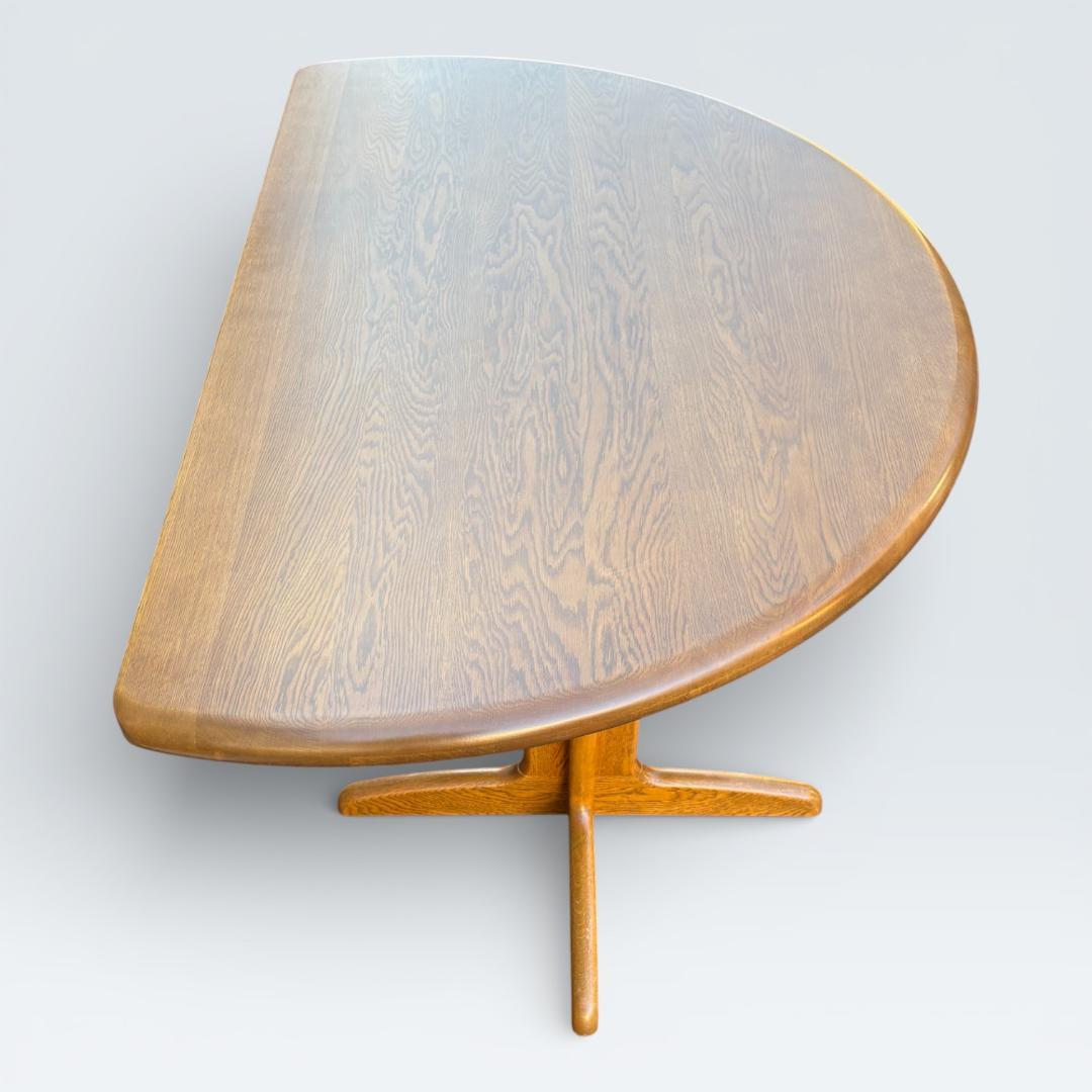 【最高級】浜本工芸 ダイニングテーブル 半円 135cm オーク材 皇室御用達