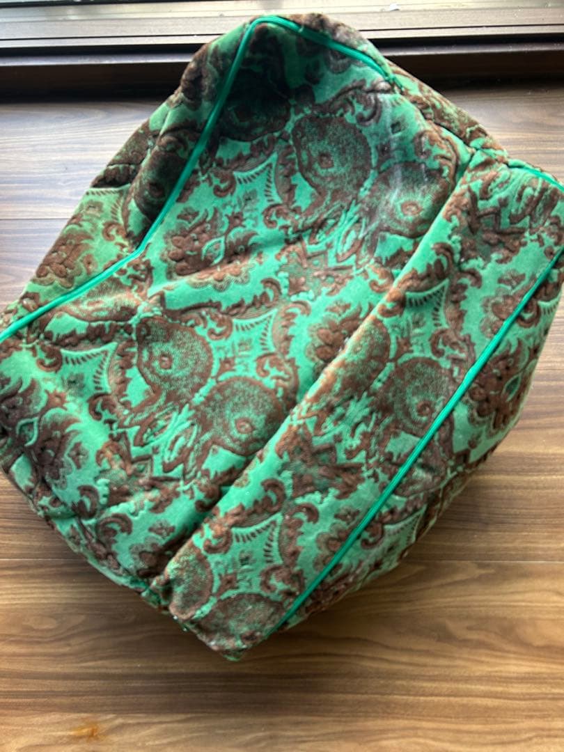 アチャチュムムチャチャ 1人掛けソファ　うさぎ柄　希少 グリーン