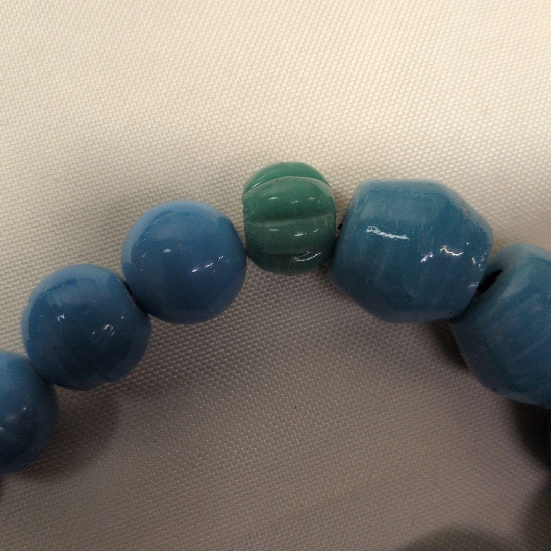 アイヌ　タマサイ　首飾り　とんぼ玉　ガラス玉