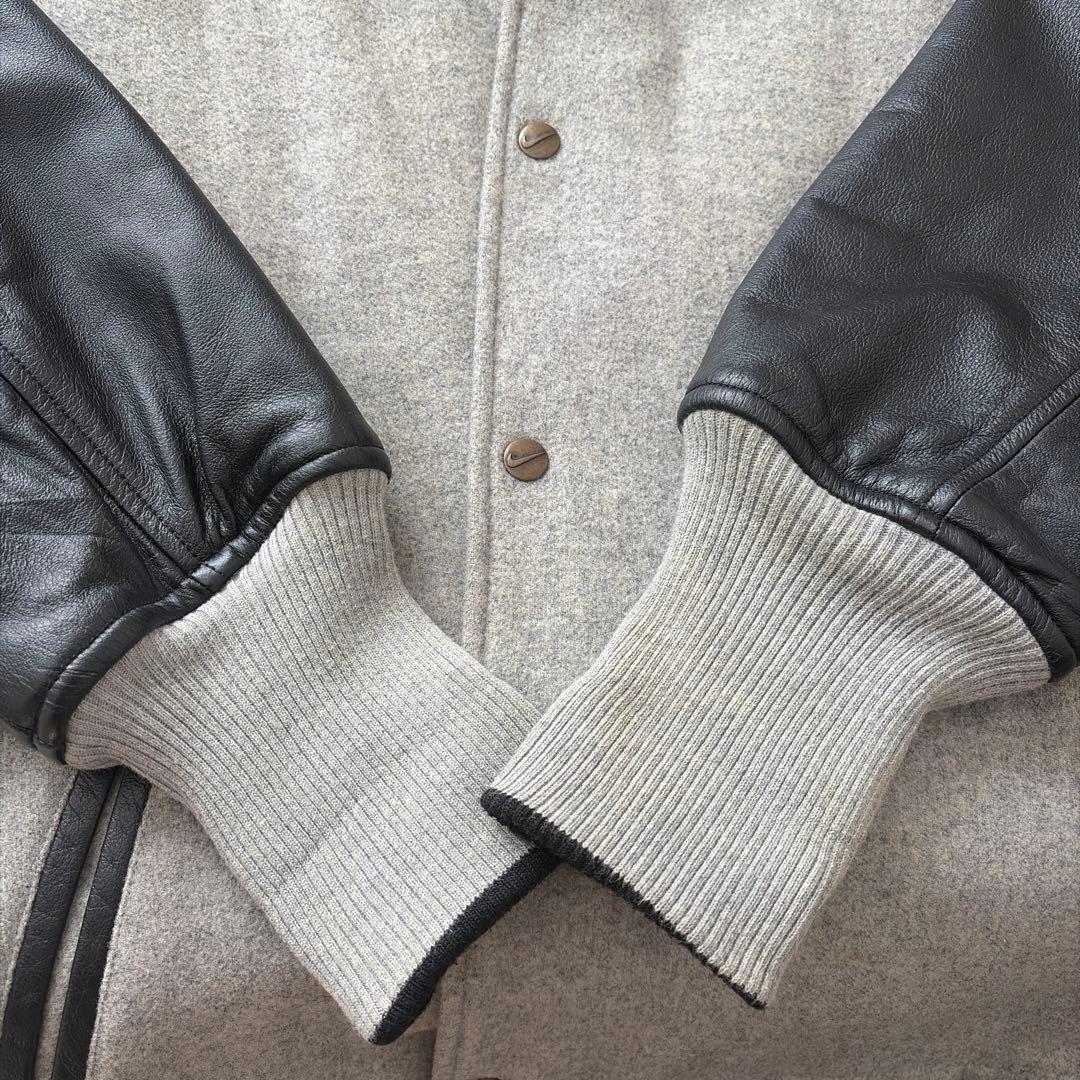 NIKE スタジャン 袖レザー スタジャン　バーシティジャケット　XL