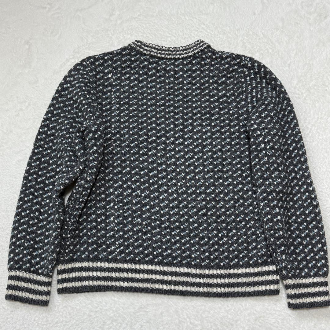 希少カラー L.L.Bean ラムズウール バーズアイ ニット セーター