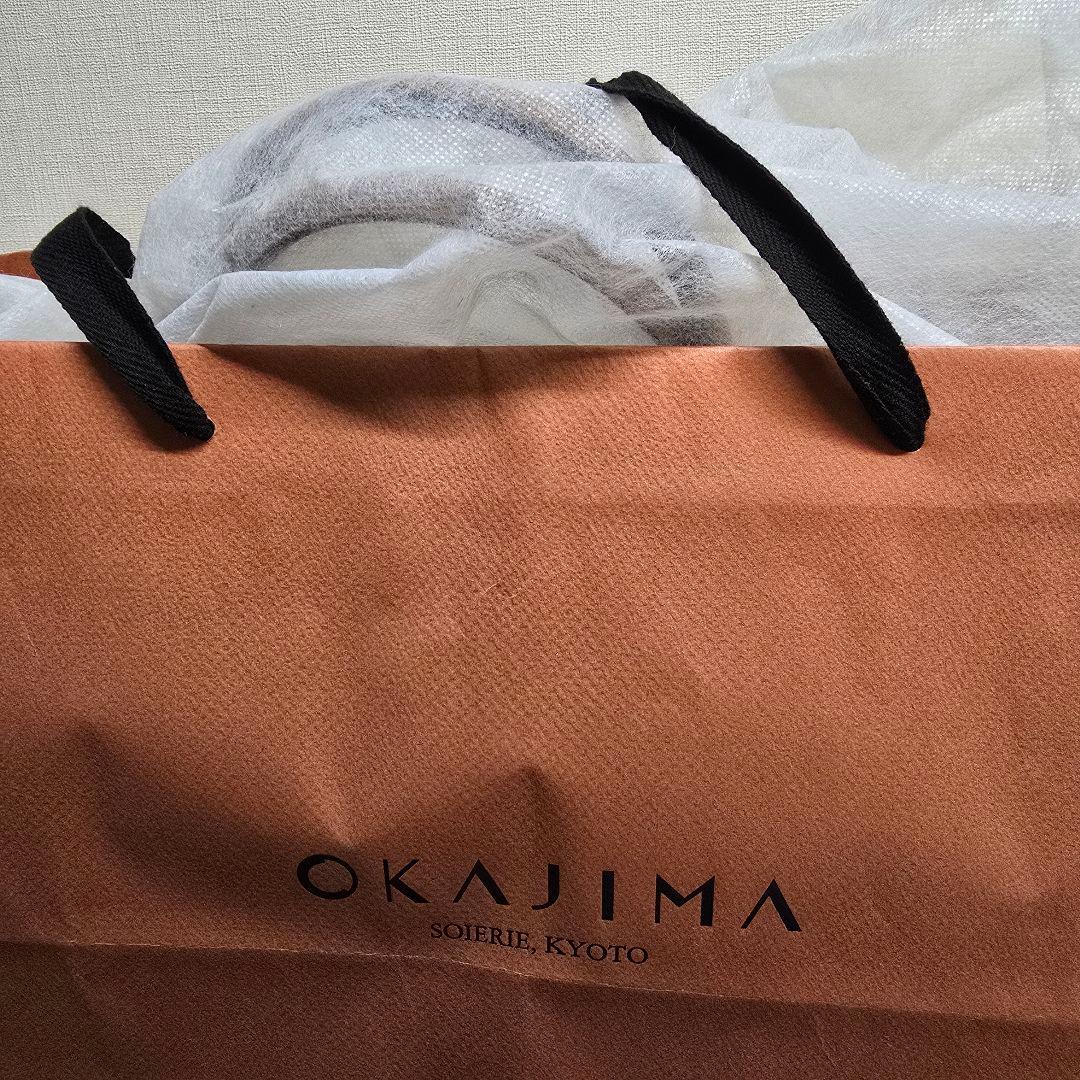 京都 岡島 シルク100% ハンドバッグ ソフリナ 新品未使用！