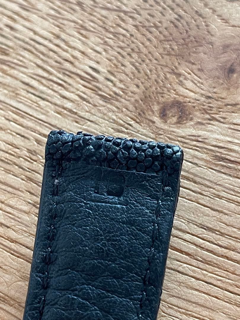 OMEGA 純正　ベルト　象革　ブラック