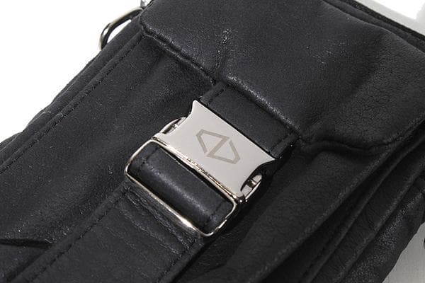22SS アクオド バイ チャヌ ストラップ ポーチ ブラック