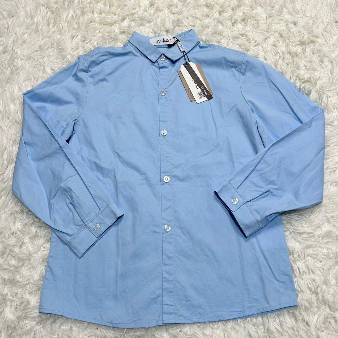 【極美品】zz.luxi フォーマルスーツ キッズ 170 グレー おしゃれ