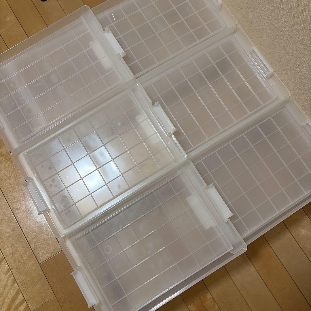 販売終了品　ポリプロピレンキャリーボックス ・ロック付　6個セット