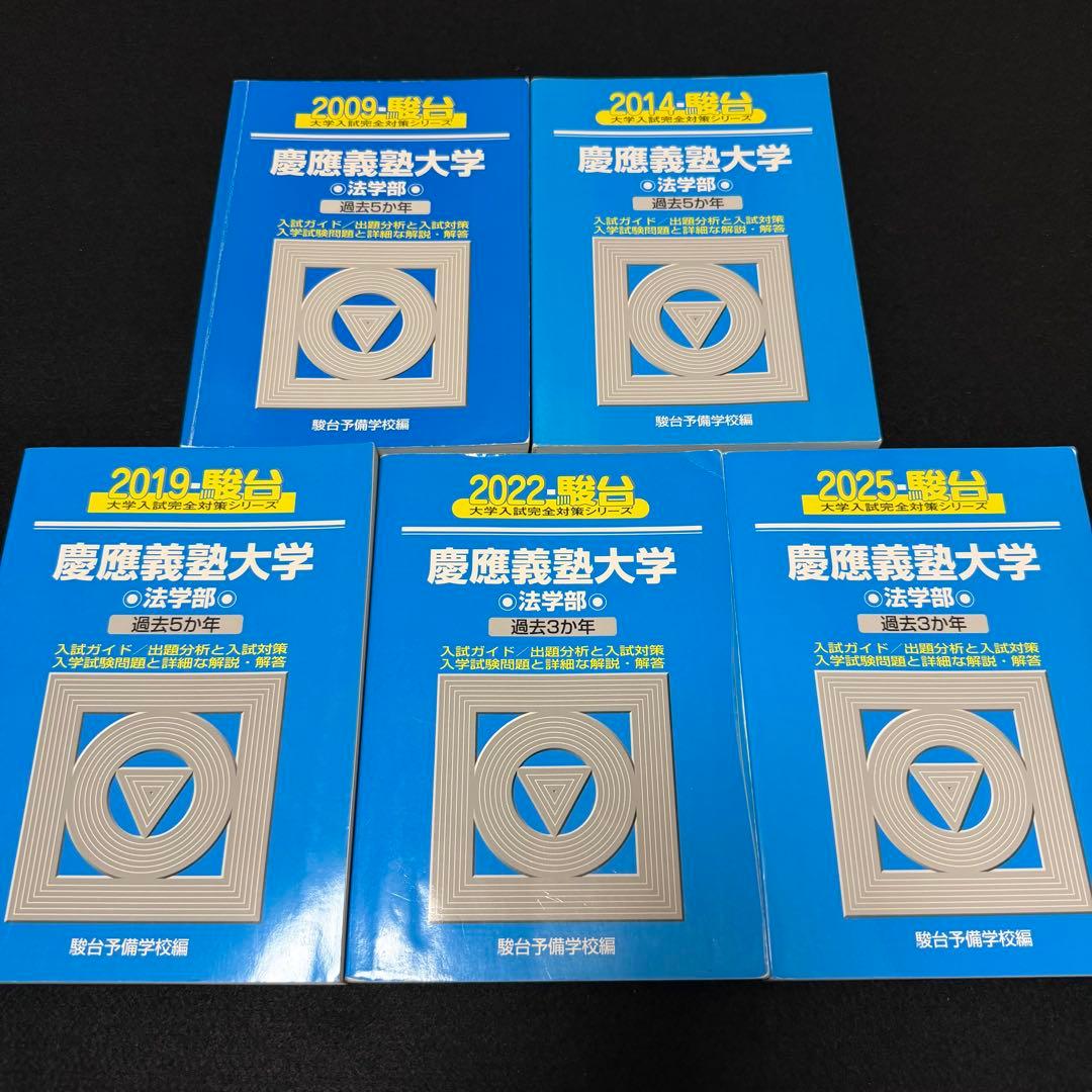 青本　慶應義塾大学　法学部　2004年～2024年　21年分　駿台予備学校