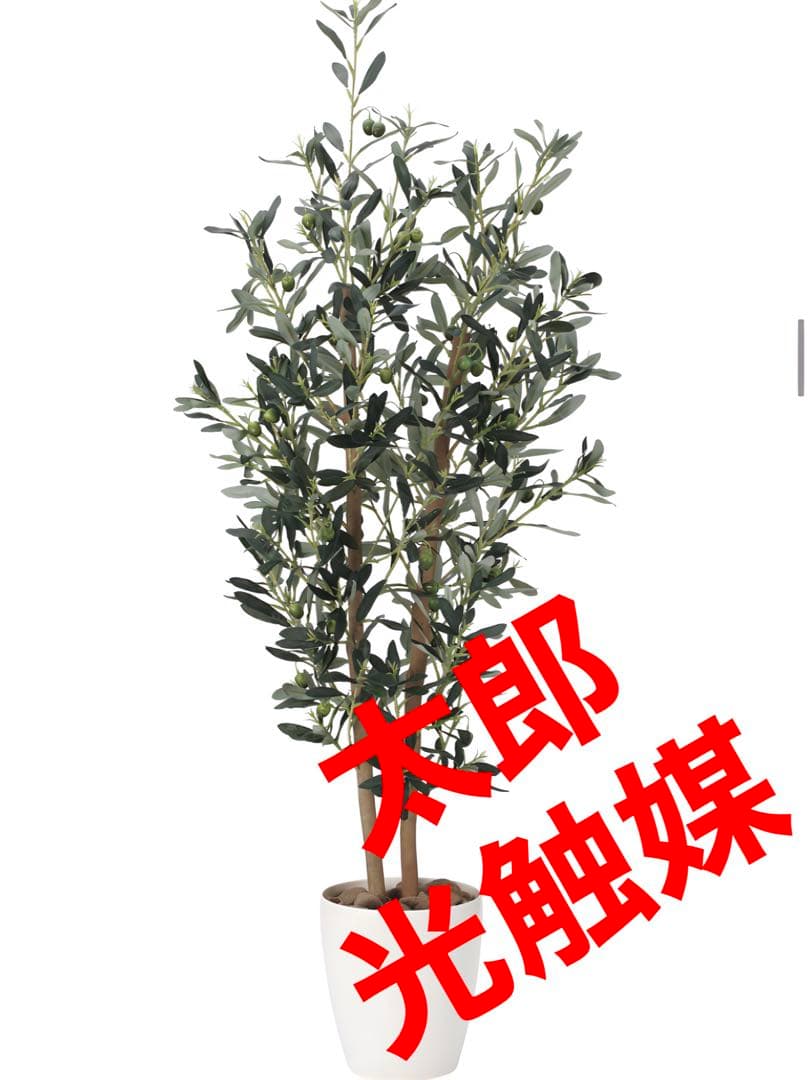光触媒　人工観葉植物　ウォールグリーン　フェイクグリーン　オリーブ1.2m
