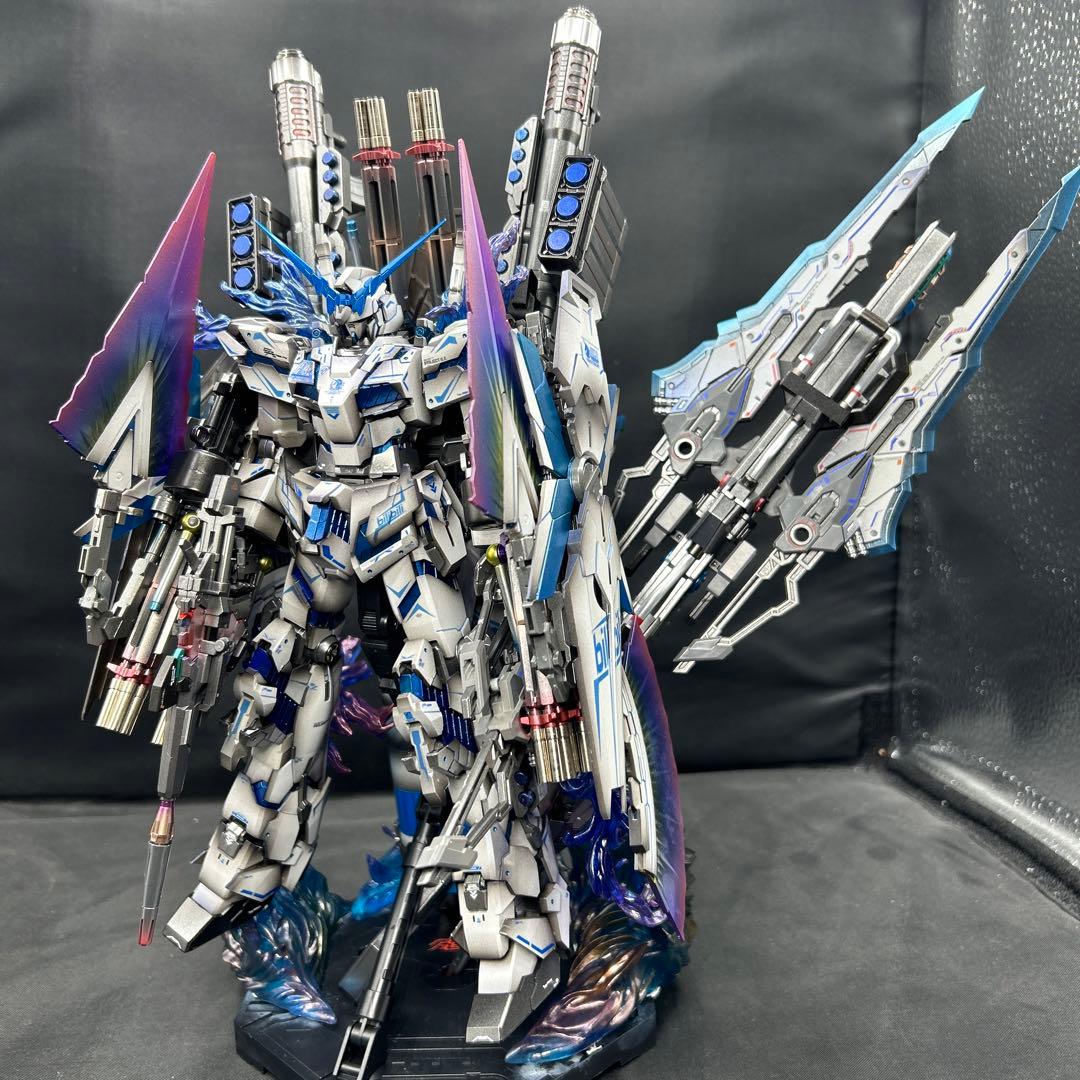 ガンプラ　塗装済み完成品　オリジナルカラー　グラデーション塗装　ミキシング