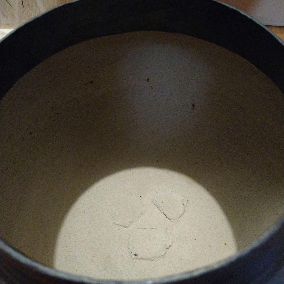 【逸品】茶道具　甑口釜　八景地紋　天猫　浄心極