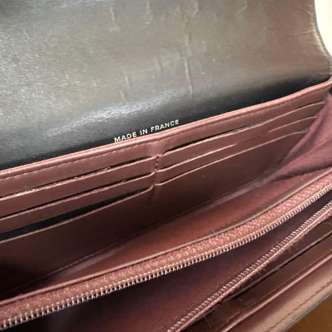 CHANEL マトラッセ ロングウォレット ラムスキン ゴールド 長財布