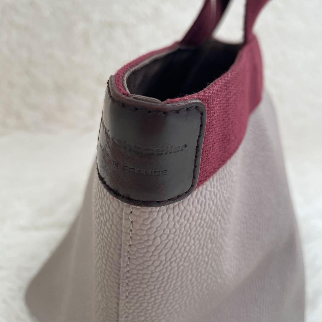 エルベシャプリエ 707GP(リュクス舟型トートM)マスティック ハンドバッグ