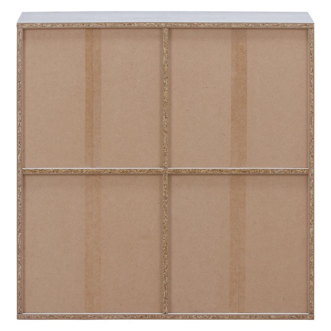 ダブルスライド収納棚 W90 ホワイトウォッシュ