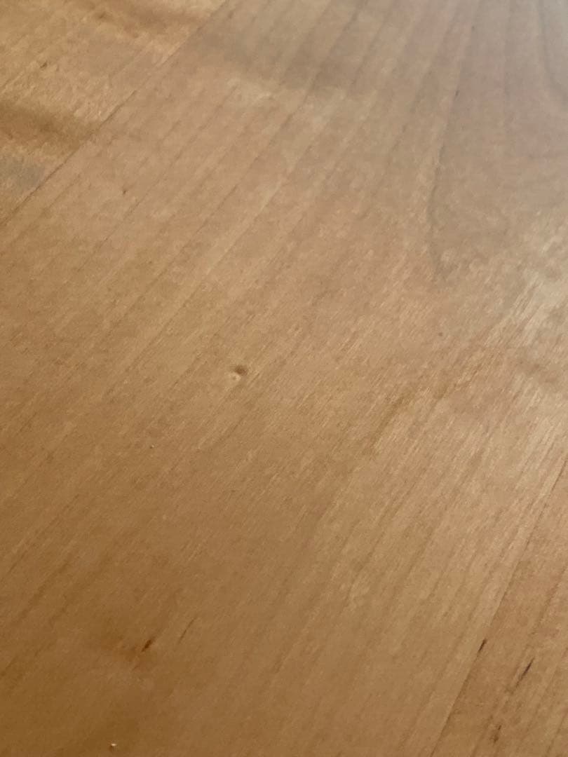 無垢材 デスク 幅120cm 木製 アイアン脚 引き出し付き パソコンデスク