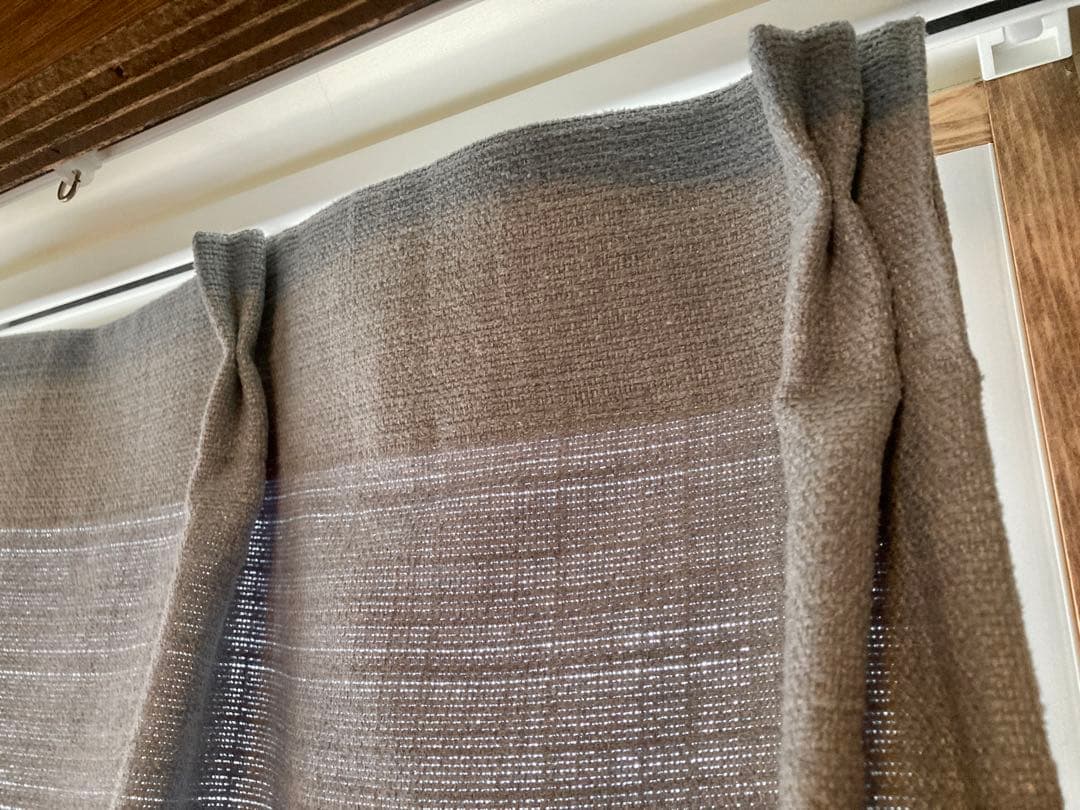 MOMO NATURAL ドレープ・レースカーテン 幅144丈148