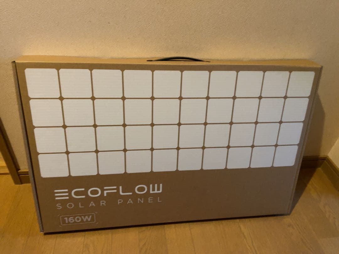 ECOFLOWポータブル160wソーラーパネル& XT60iソーラー充電ケーブル