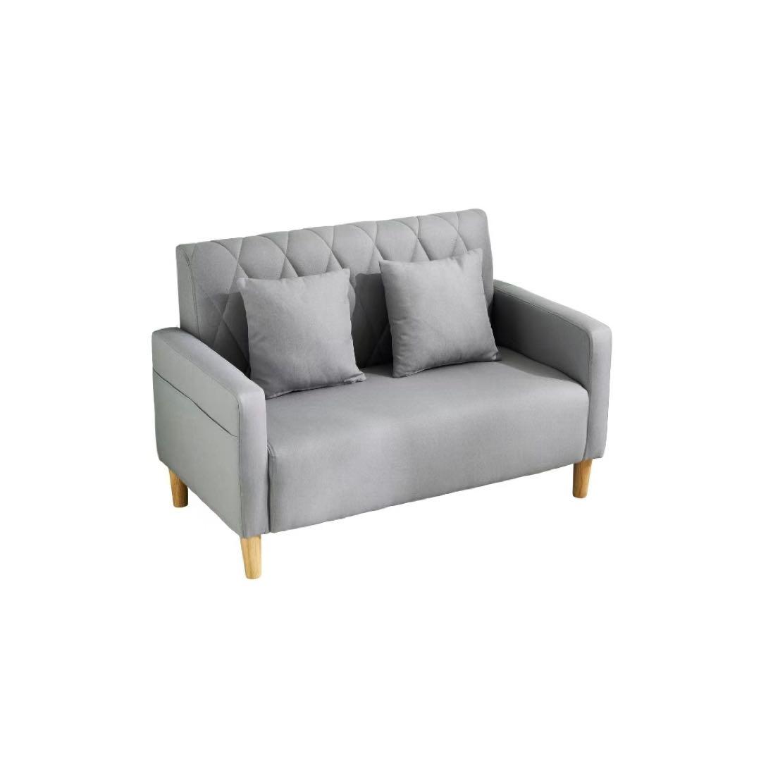 【新品】枕付き脚外し可ソファ 幅103cm ロボット掃除機通れる