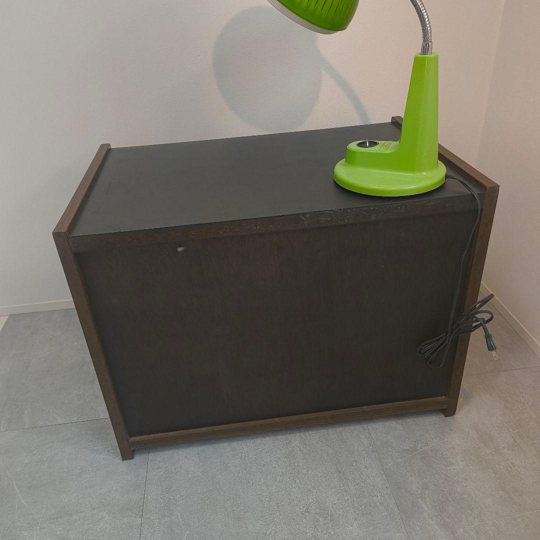 ヴィンテージ national オーディオ　キャビネット　黒　ブラウン