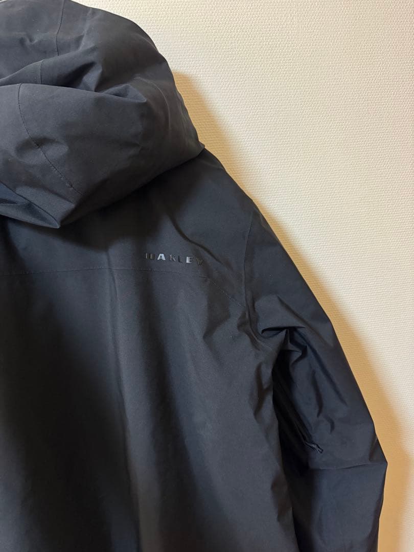 ★美品★Oakleyオークリーブラック スノーウェア ゴアテックス Men'sＬ