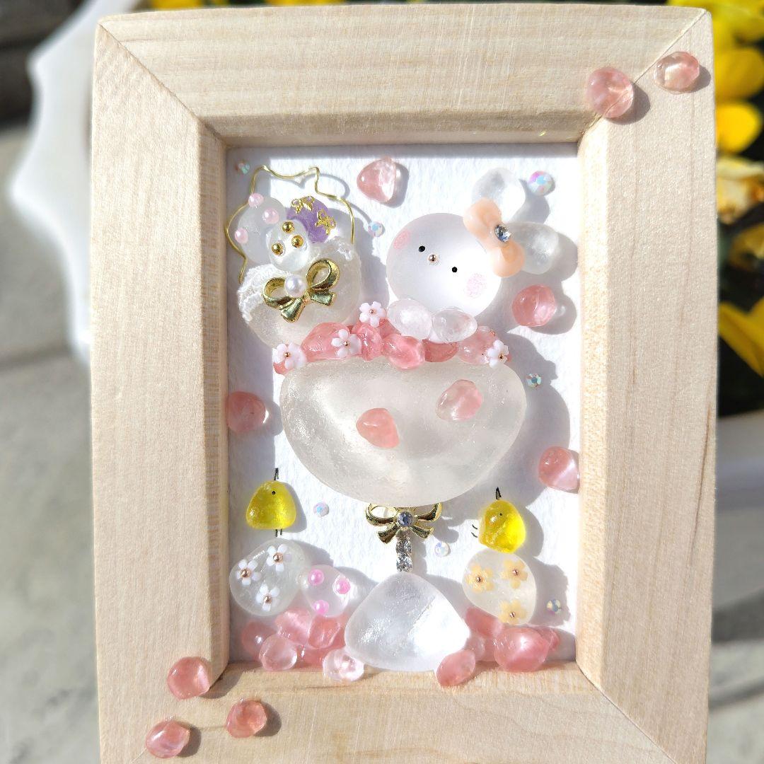 シーグラスアート『 春のこもれび 』