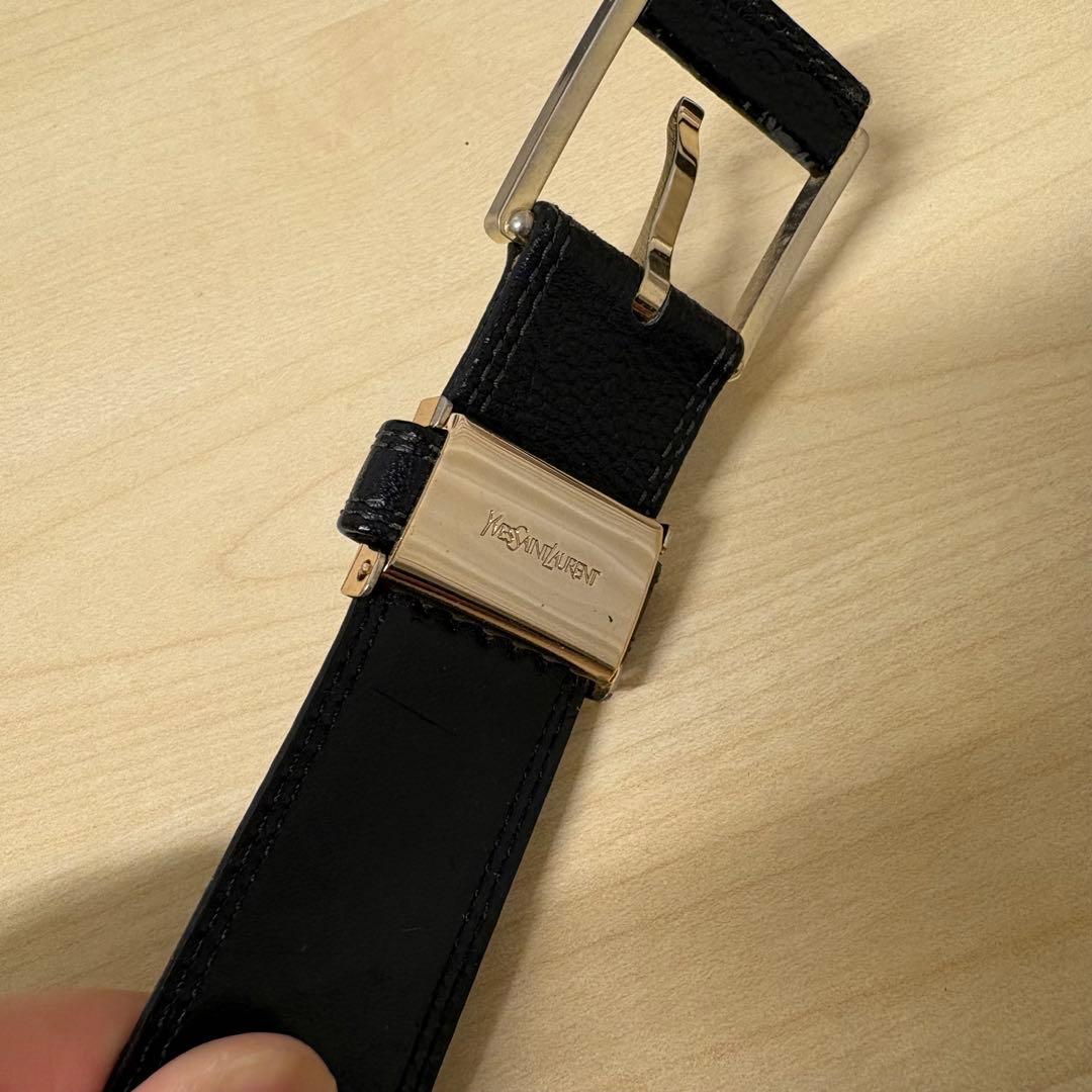 イヴサンローラン Yves Saint Laurent レザーベルト レディース