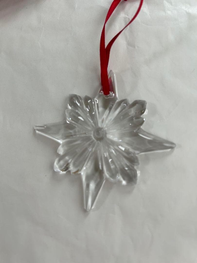 新品✷Baccarat バカラ 2023 クリスマス オーナメント クリスタル