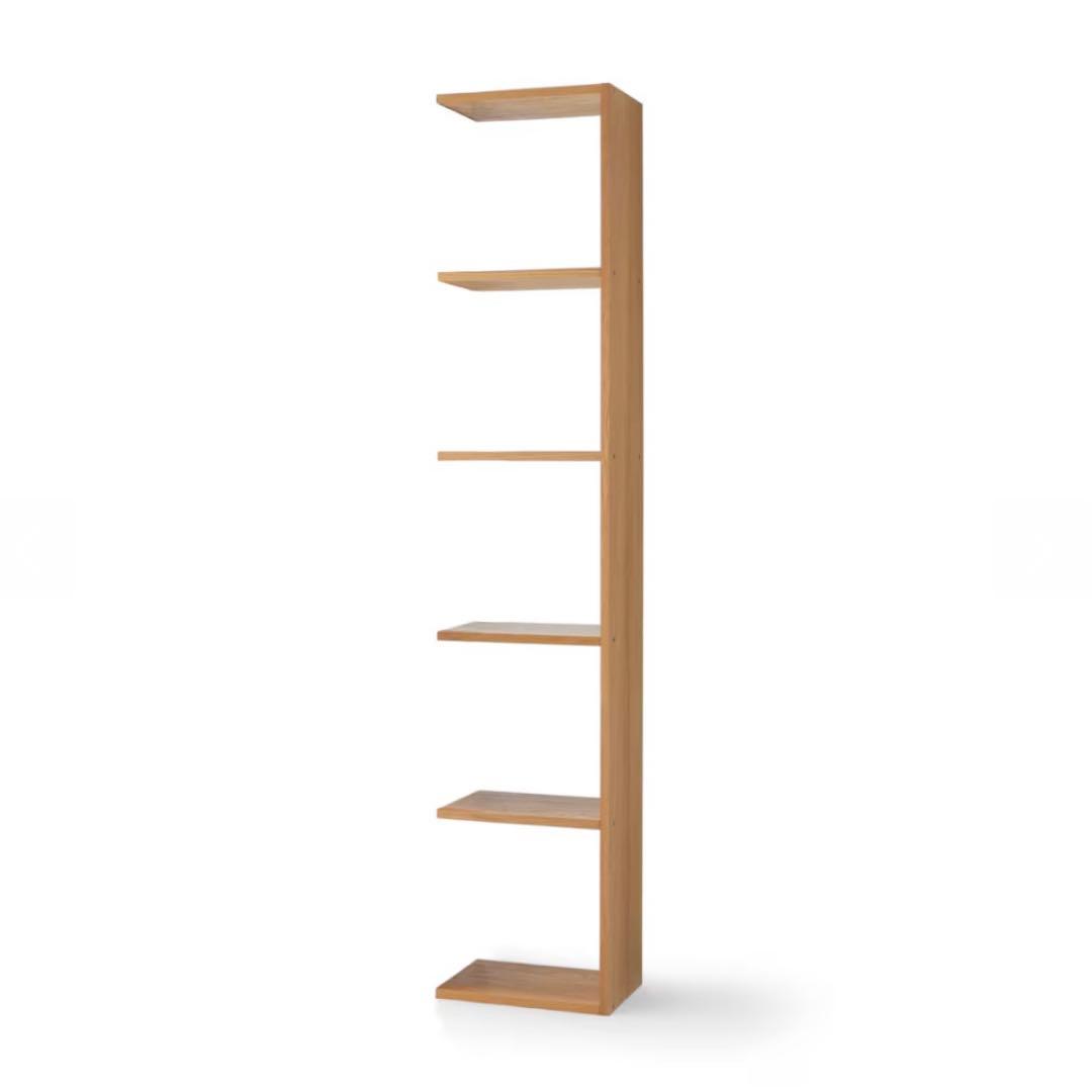 無印良品　スタッキングシェルフ　オーク材