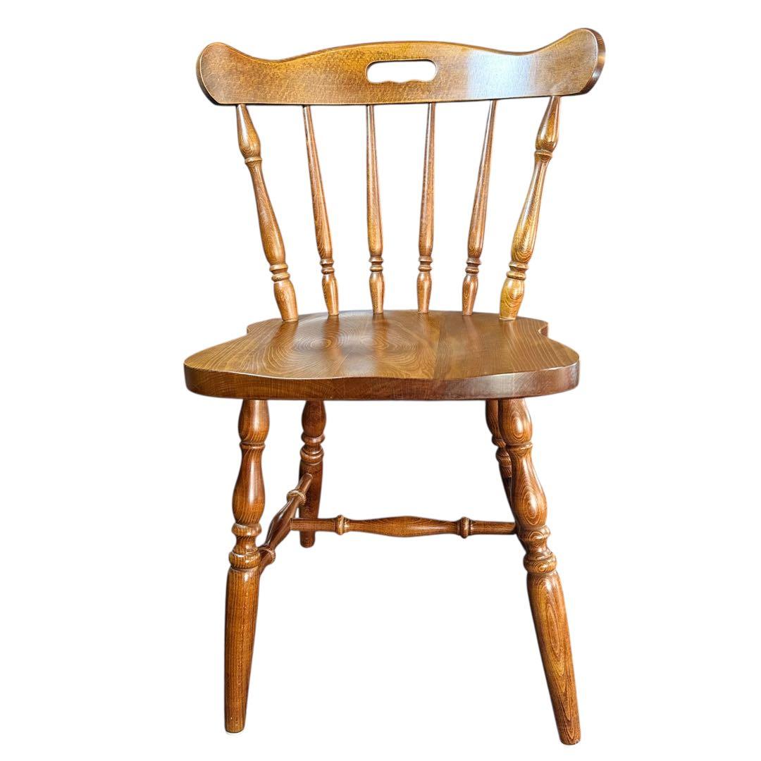 HR912 柏木工　ウィンザーチェア　ダイニングチェア　スピンドルバック