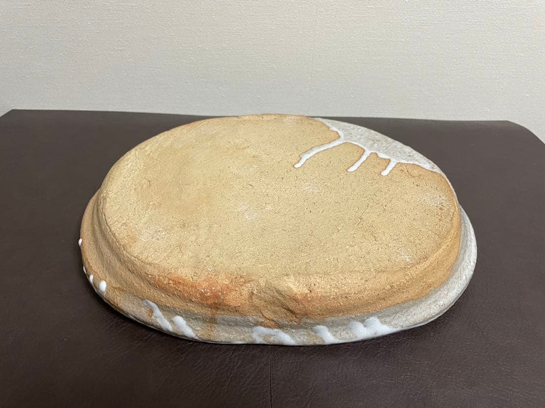 十代三輪休雪　萩焼平鉢　萩焼　茶道具