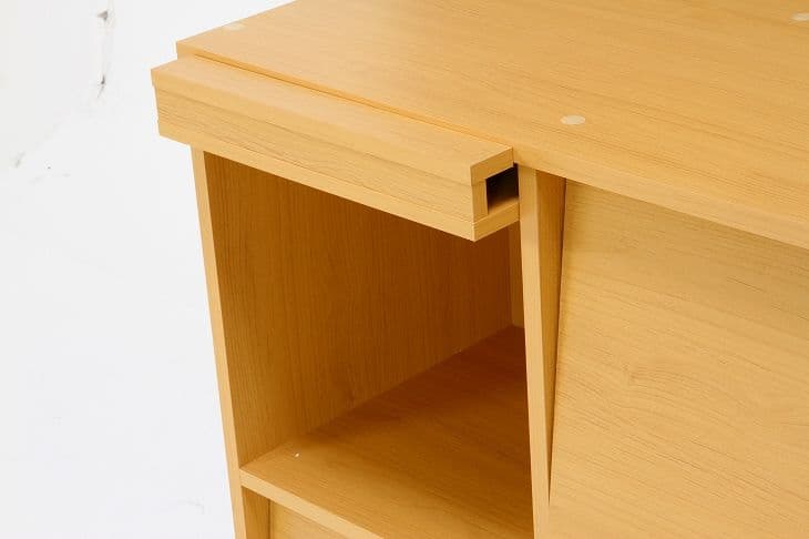 《新品・送料無料》ディスプレイラック　４マス　ナチュラル