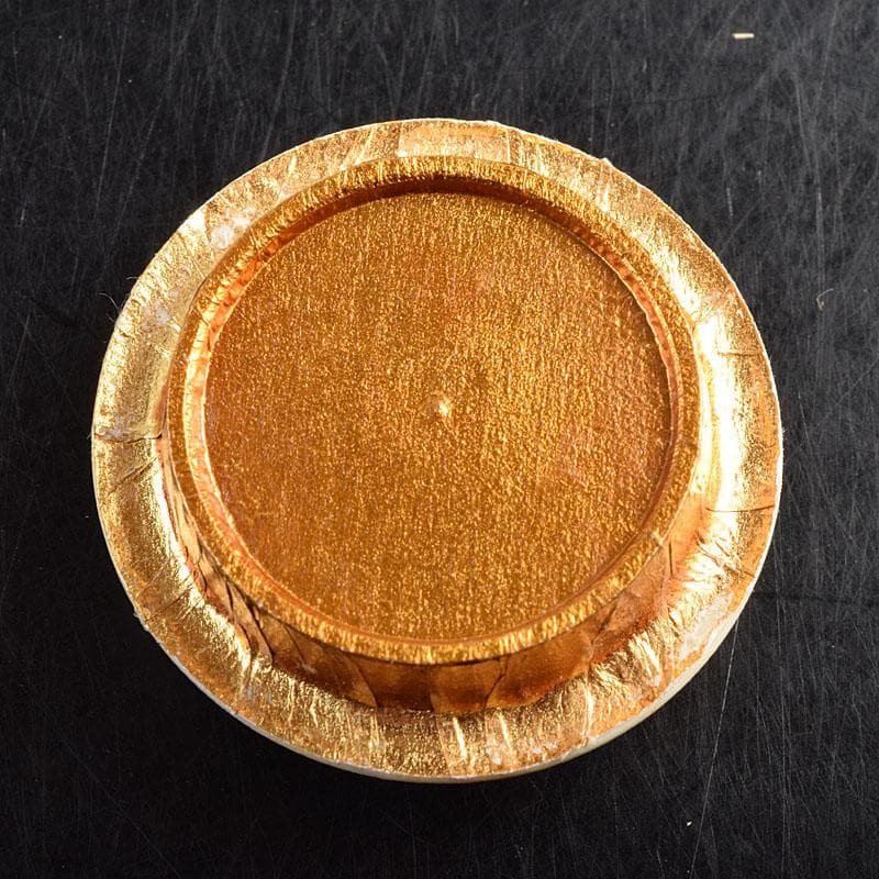 茶道具　石田陶春作　丹波茶入　西陣織宝間道仕覆付　共箱　V　7862