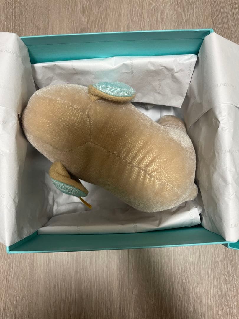 【新品】ティファニー✖️シュタイフ　エレファント　TIFFANY✖︎steiff