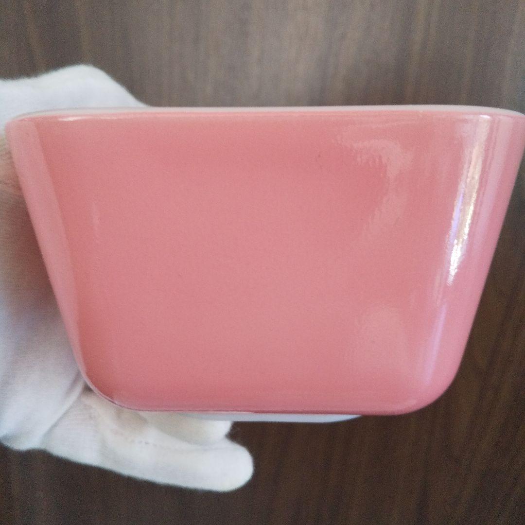 極美品 4点セット(蓋含む) オールドパイレックス レフ保存容器Ｍピンク&ブルー