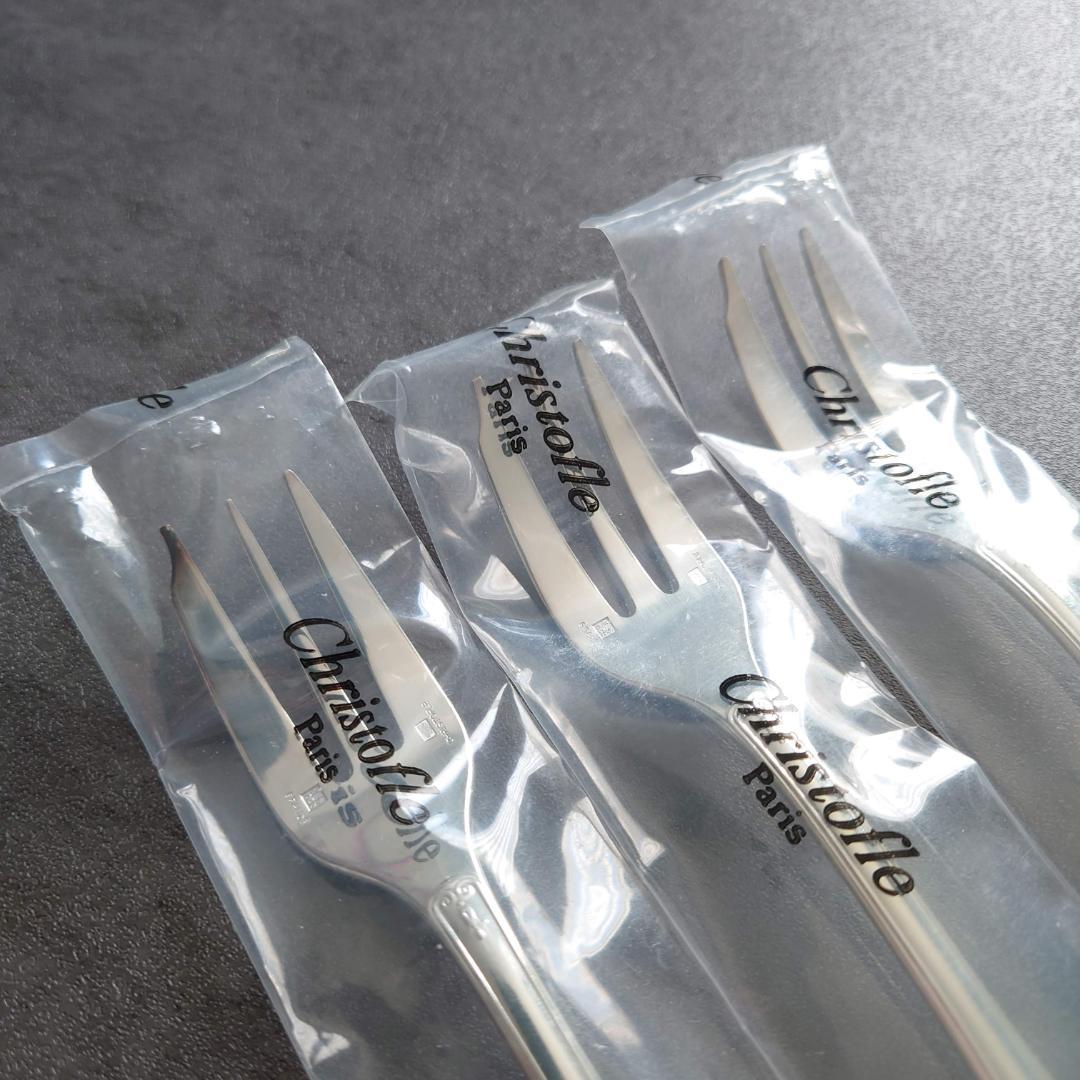 クリストフル マルメゾン ケーキフォーク 未開封 3点