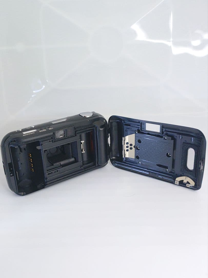 OLYMPUS μ mju 初代 ブラック コンパクトフィルムカメラ 動作確認済