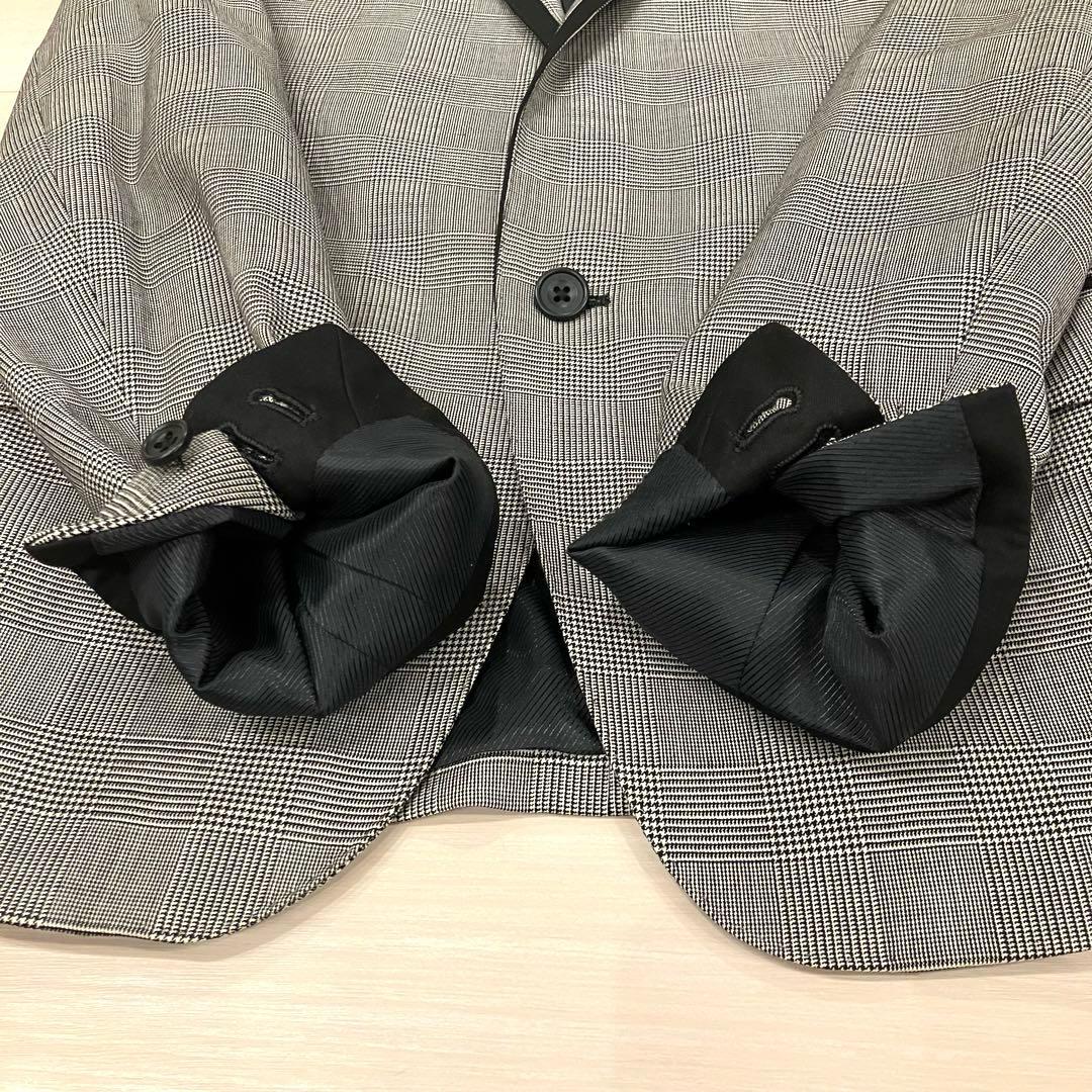 極美品✨ BUFFALO BOBS セットアップ チェーンロゴ チェック 絹 M