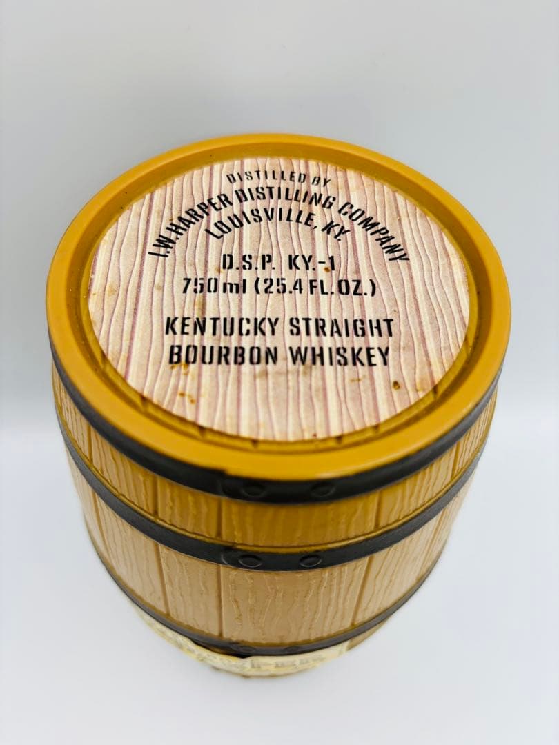 130 MONTHS I.W.ハーパーバーボンウイスキー樽型750ml1287g