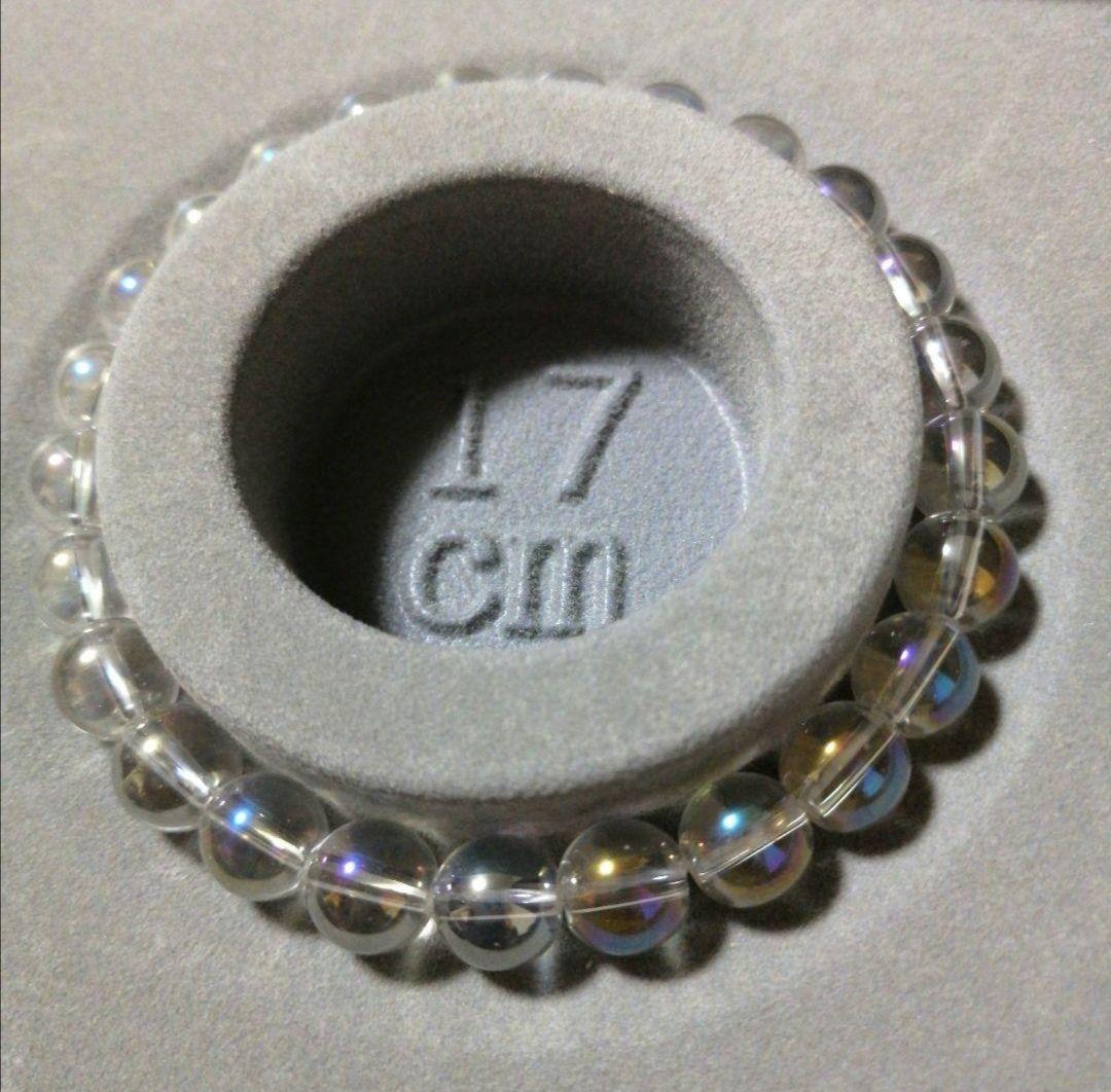 天然石✨【オーロラ水晶】ブレスレット　ハンドメイド③