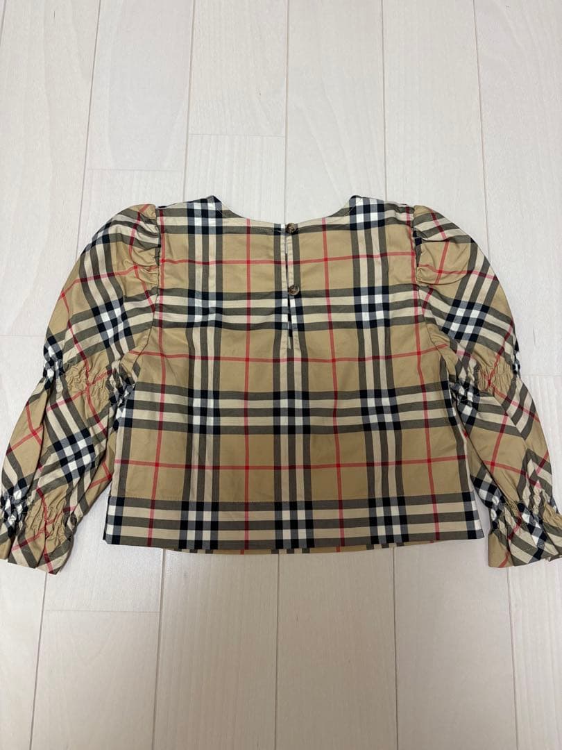 【BURBERRY/バーバリー】長袖 4Y104㎝ ノバチェック発表会食事会