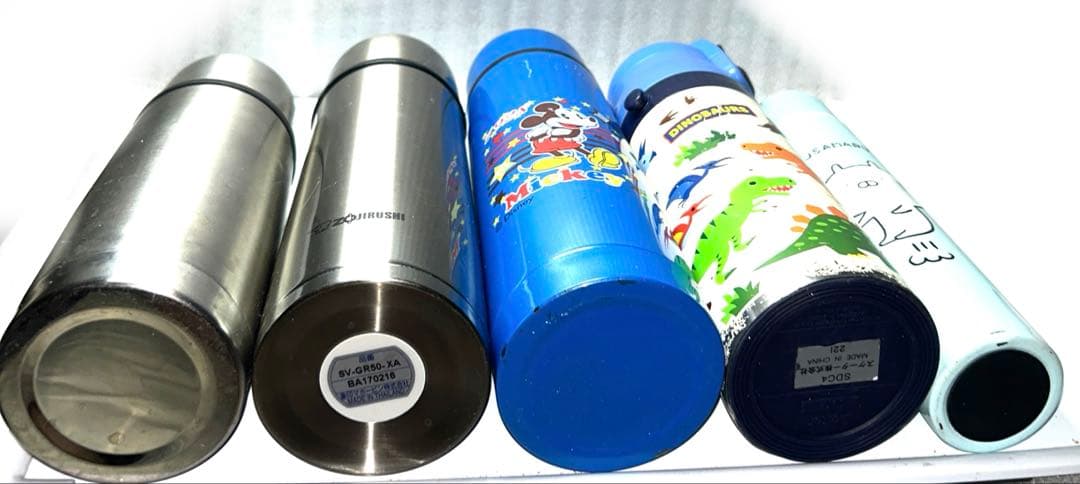 スケーター恐竜&ミッキーマウス1928&うさまるステンレスボトル他5本セット