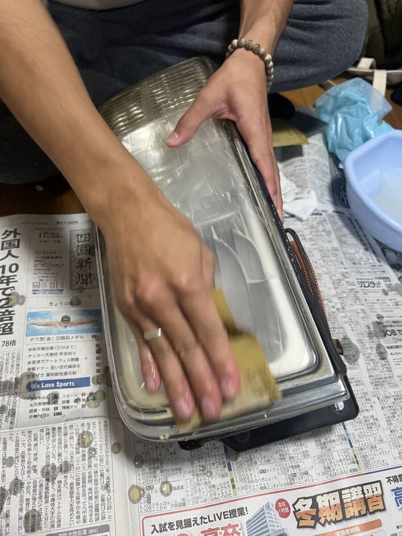 期間限定値下げ❗️G50プレジデント 後期ヘッドライト　スチーム施工中❗️