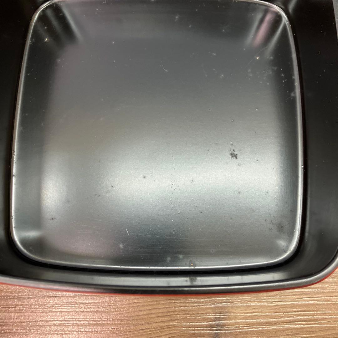 E-2 昭和レトロ 記念品 鎌倉彫風 漆器セット 三段重箱＆菓子鉢 記念刻印あり