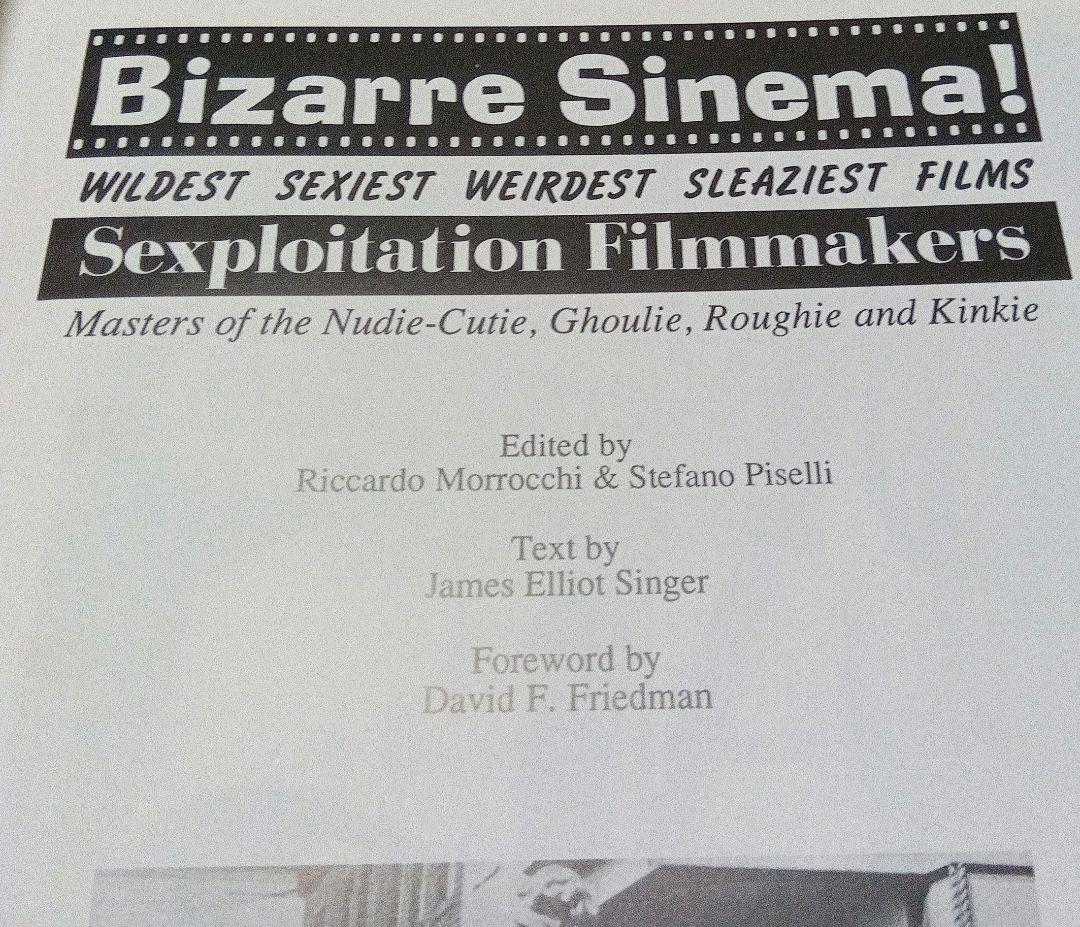 洋書 Bizarre Sinema!