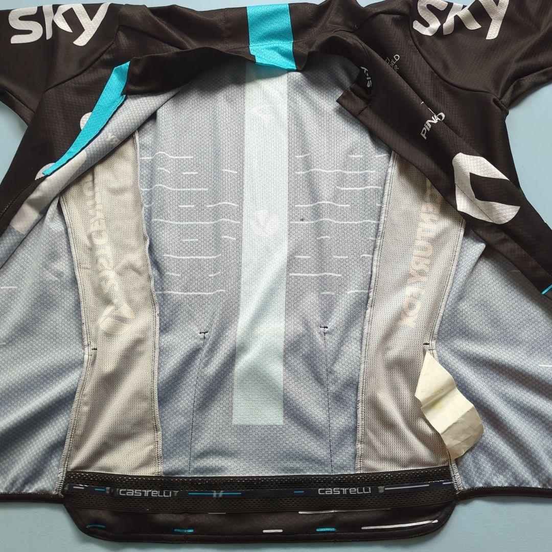 Team Sky サイクルジャージ M 黒 UCIワールドツアー