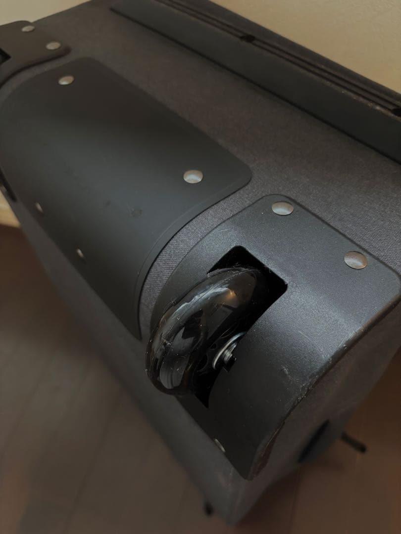 美品MUJI ヴェルダー ソフトキャリーケース 36L グレー