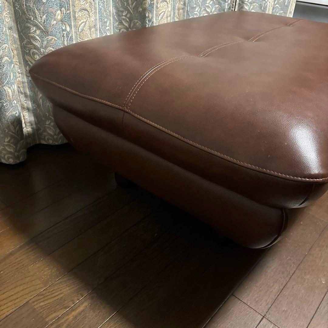 【良品】村内家具 OKAY ユーロノート スツール 本革