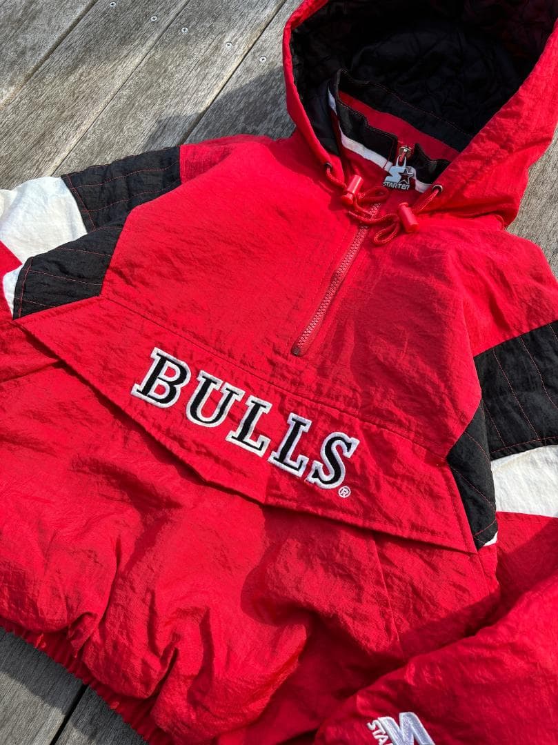 ジャケット・ブルゾン 90's \"Chicago Bulls\" Nylon Pullover Kids