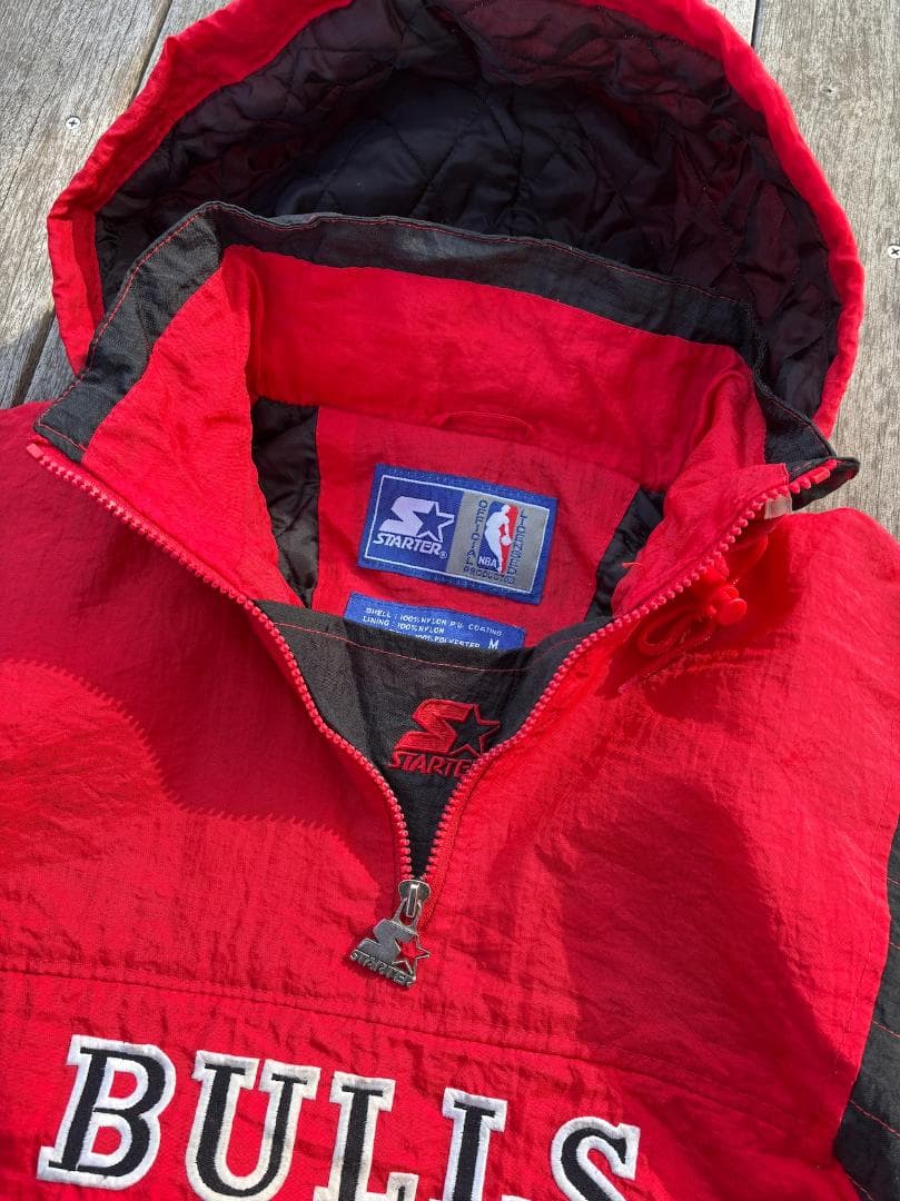 ジャケット・ブルゾン 90's \"Chicago Bulls\" Nylon Pullover Kids