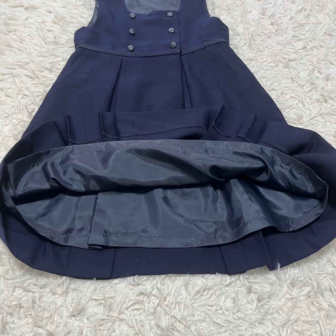 現行品✨ファミリア　アンサンブルスーツ　120フォーマル3点 受験　ネイビー美品